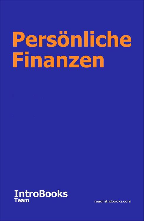 Produktbild: Pers&ouml;nliche Finanzen