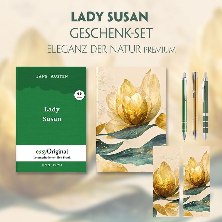 Bild vom Artikel Lady Susan Geschenkset (Hardcover + Audio-Online) + Eleganz der Natur Schreibset Premium vom Autor Jane Austen