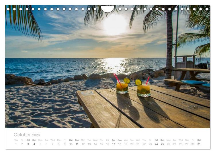 Produktbild: Curacao - Tropical Island (Wall Calendar 2026 DIN A4 landscape), CALVENDO 12 Month Wall Calendar