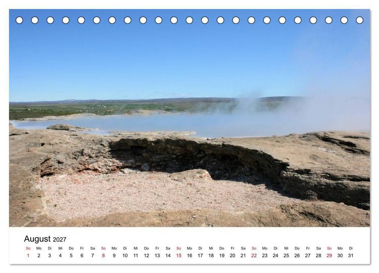 Produktbild: Der goldene Zirkel, Island (Tischkalender 2027 DIN A5 quer), CALVENDO Monatskalender