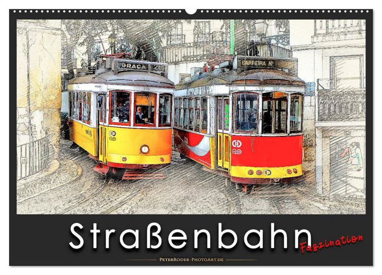 Produktbild: Stra&szlig;enbahn Faszination (Wandkalender 2026 DIN A2 quer), CALVENDO Monatskalender