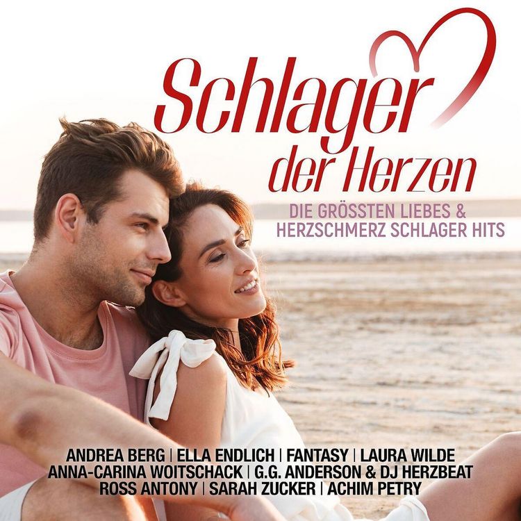 Produktbild: Schlager der Herzen - Die gr&ouml;&szlig;ten Liebes & Herzschmerz Schlager Hits (2CD)