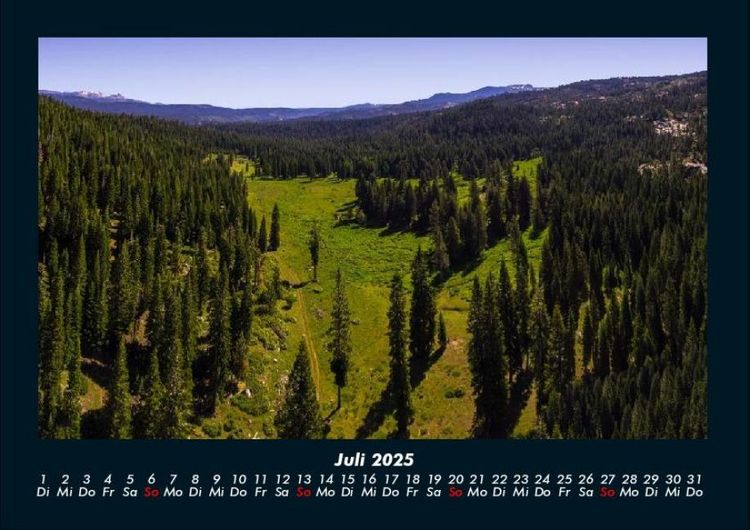Produktbild: Naturlandschaften 2025 Fotokalender DIN A4