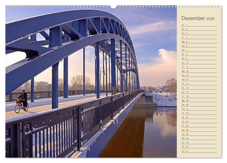 Produktbild: Magdeburg an der Elbe 2026 (hochwertiger Premium Wandkalender 2026 DIN A2 quer), Kunstdruck in Hochglanz