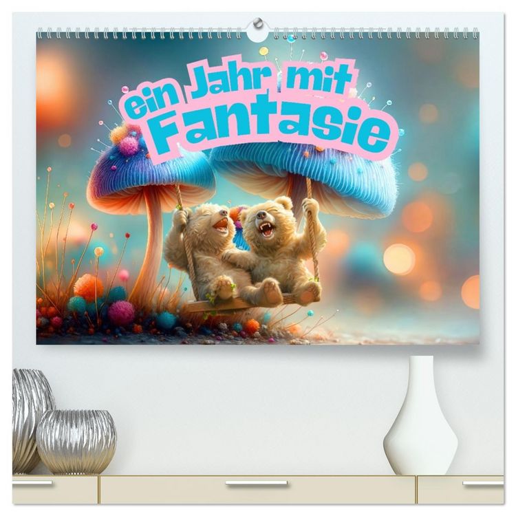 Produktbild: Ein Jahr mit Fantasie (hochwertiger Premium Wandkalender 2026 DIN A2 quer), Kunstdruck in Hochglanz