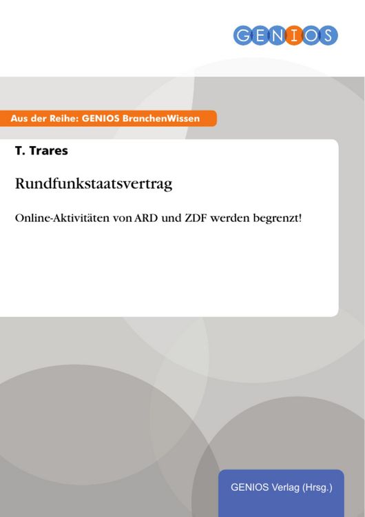 Produktbild: Rundfunkstaatsvertrag