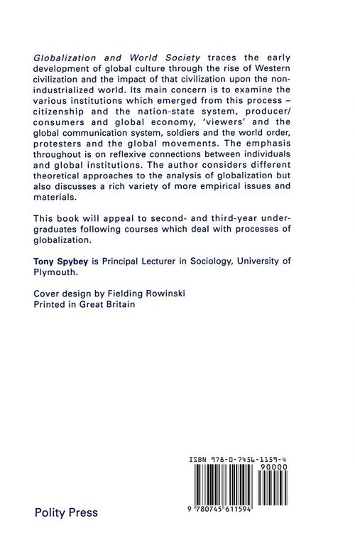 Produktbild: Globalization and World Society