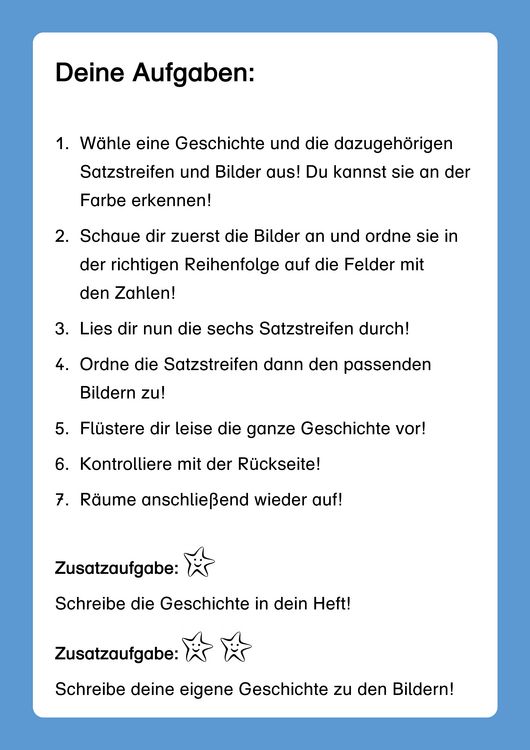 Produktbild: Bildergeschichten ordnen &ndash; Teil 1 Sch&uuml;lerarbeitsmaterial f&uuml;r die 2. bis 3. Klasse