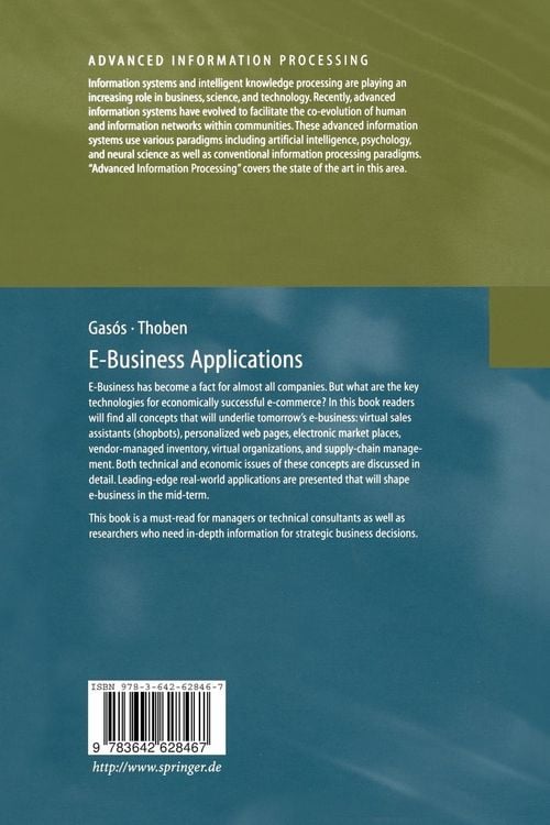 Produktbild: E-Business Applications