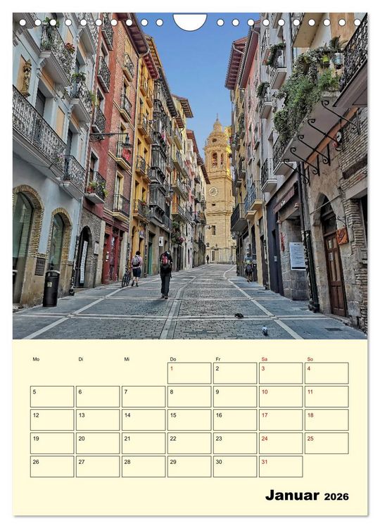 Produktbild: Buen Camino - Mein Jakobsweg - Camino Franc&eacute;s (Wandkalender 2026 DIN A4 hoch), CALVENDO Monatskalender