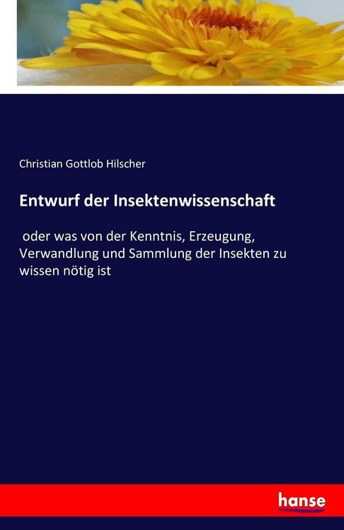 Produktbild: Entwurf der Insektenwissenschaft