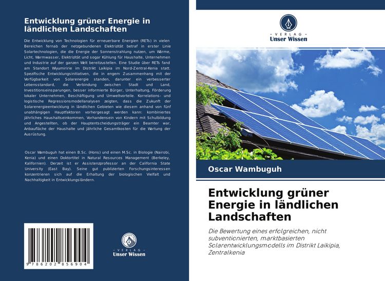 Produktbild: Entwicklung gr&uuml;ner Energie in l&auml;ndlichen Landschaften