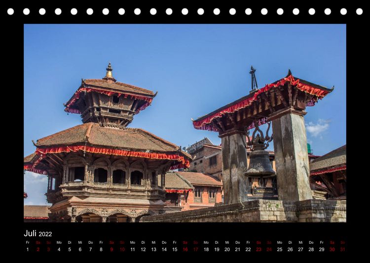 Produktbild: Mystisches Nepal - Am Fu&szlig;e des Himalaya (Tischkalender 2022 DIN A5 quer)