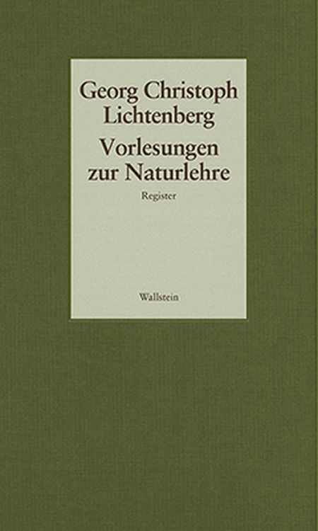 Produktbild: Vorlesungen zur Naturlehre