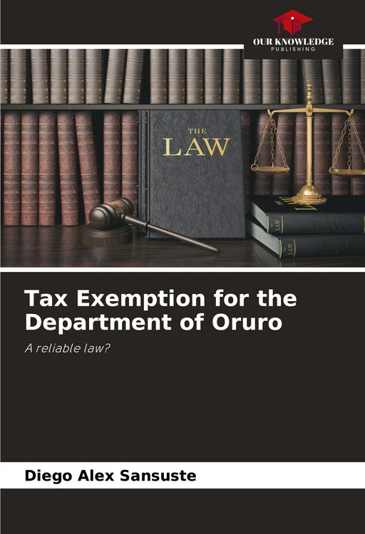 Produktbild: Tax Exemption for the Department of Oruro