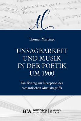 Produktbild: Unsagbarkeit und Musik in der Poetik um 1900