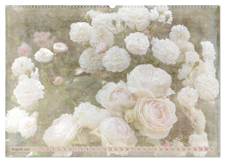 Produktbild: Rosenduft Shabby Chic Style (Wandkalender 2026 DIN A2 quer), CALVENDO Monatskalender