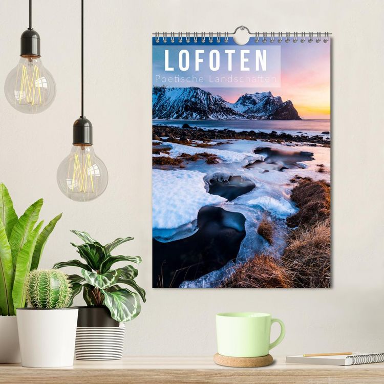 Produktbild: Lofoten. Poetische Landschaften (Wandkalender 2026 DIN A4 hoch), CALVENDO Monatskalender