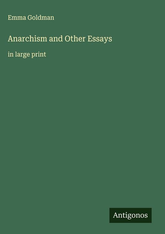Produktbild: Anarchism and Other Essays