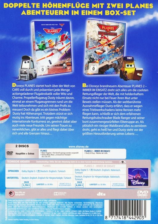 Produktbild: Planes & Planes 2 [2 DVDs]