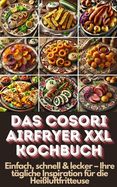 Produktbild: Das Cosori Airfryer XXL Kochbuch