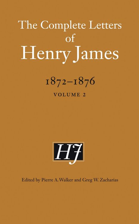 Produktbild: The Complete Letters of Henry James, 1872-1876, Volume 2