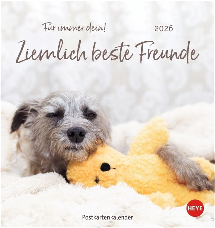 Produktbild: Ziemlich beste Freunde Postkartenkalender 2026 - Für immer dein