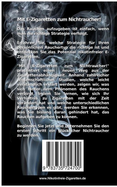 Produktbild: Mit E-Zigaretten zum Nichtraucher! - www.Nikotinfreie-Zigaretten.de