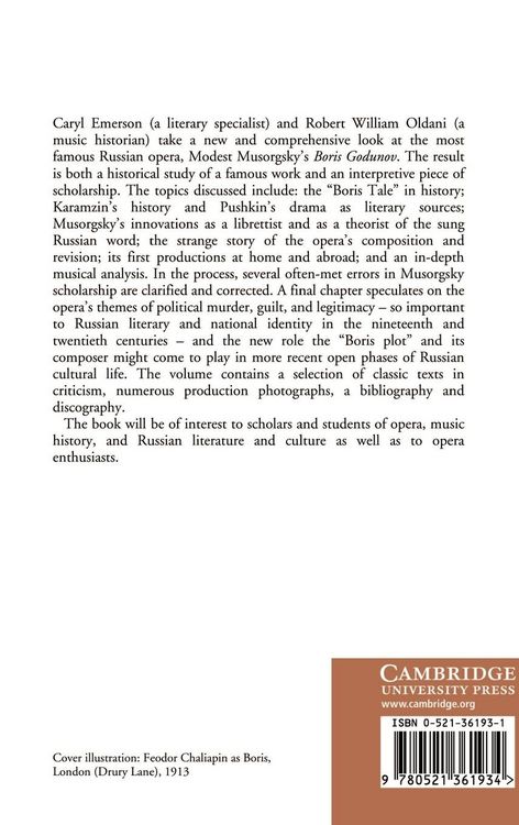 Produktbild: Modest Musorgsky and Boris Godunov