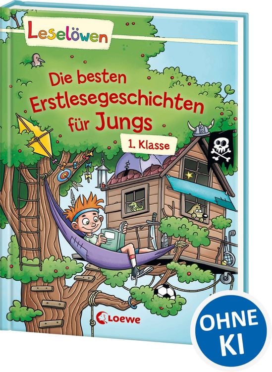 Produktbild: Lesel&ouml;wen - Die besten Erstlesegeschichten f&uuml;r Jungs 1. Klasse