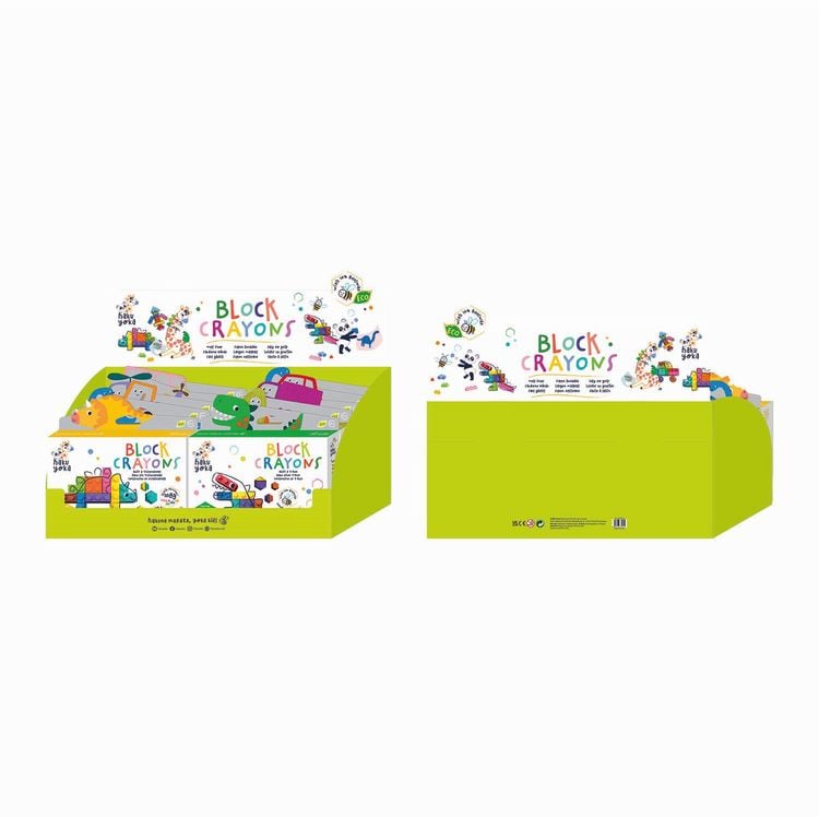 Produktbild: HAKUYOKA Block-Wachsmalkreiden