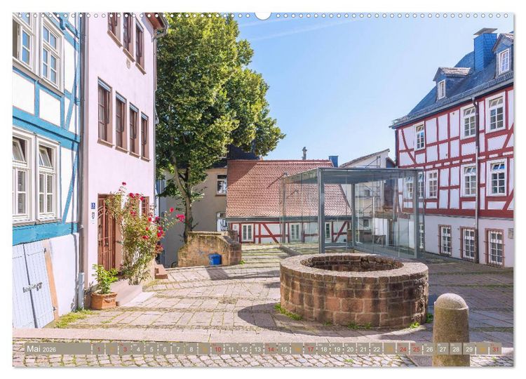 Produktbild: Marburg an der Lahn (hochwertiger Premium Wandkalender 2026 DIN A2 quer), Kunstdruck in Hochglanz