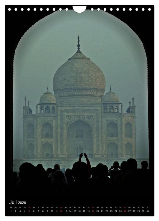 Produktbild: india RETROspective - Indien Kalender (Wandkalender 2026 DIN A4 hoch), CALVENDO Monatskalender