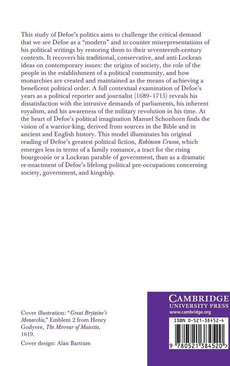 Produktbild: Defoe's Politics