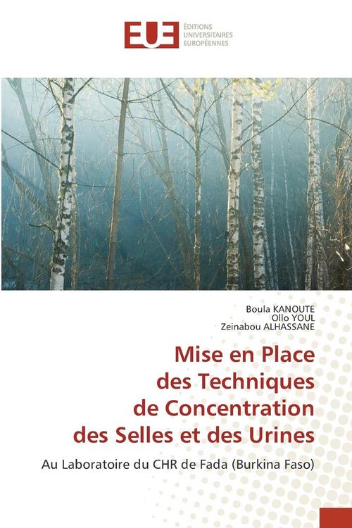 Produktbild: Mise en Place des Techniques de Concentration des Selles et des Urines