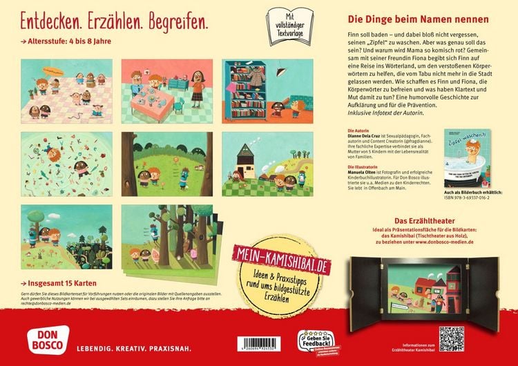 Produktbild: Zipfel waschen?! Kamishibai Bildkartenset