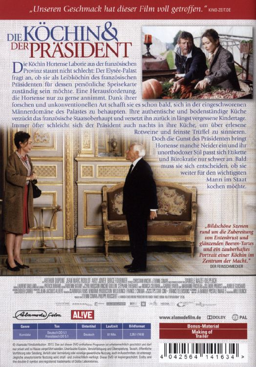 Produktbild: Die K&ouml;chin und der Pr&auml;sident