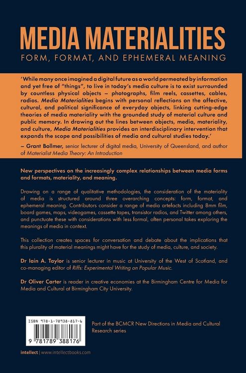 Produktbild: Media Materialities