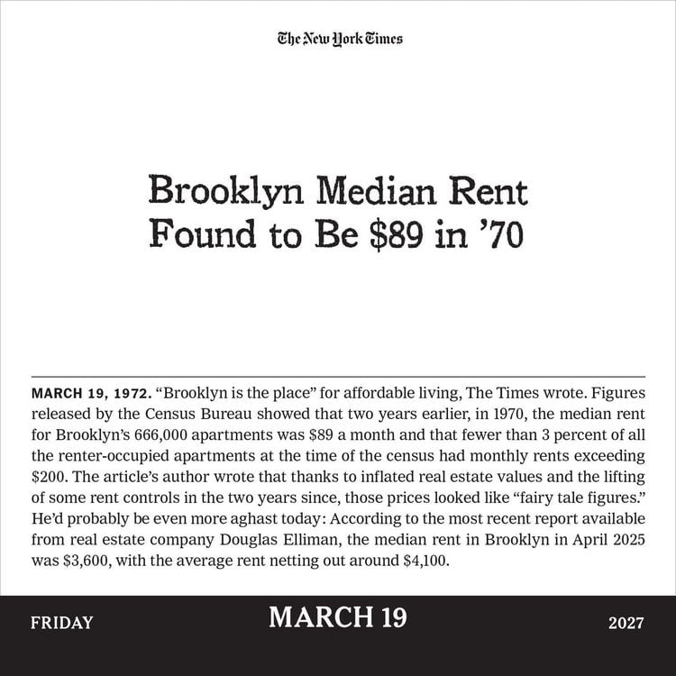 Produktbild: The New York Times Headlines in History Page-A-Day&reg; Calendar 2027