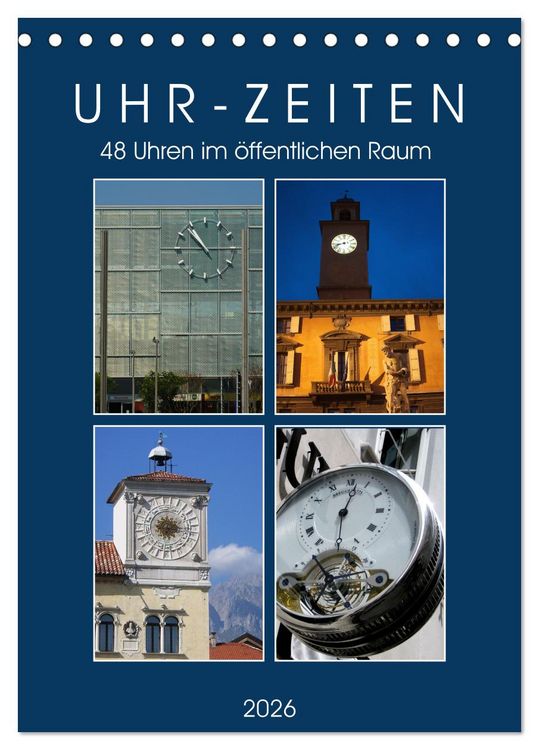 Produktbild: Uhr-Zeiten (Tischkalender 2026 DIN A5 hoch), CALVENDO Monatskalender
