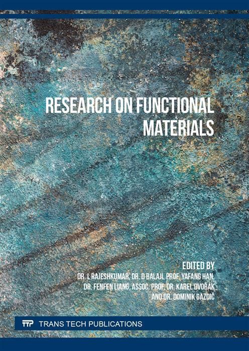 Produktbild: Research on Functional Materials