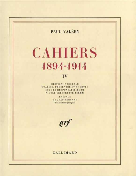 Produktbild: Cahiers: 1894-1914