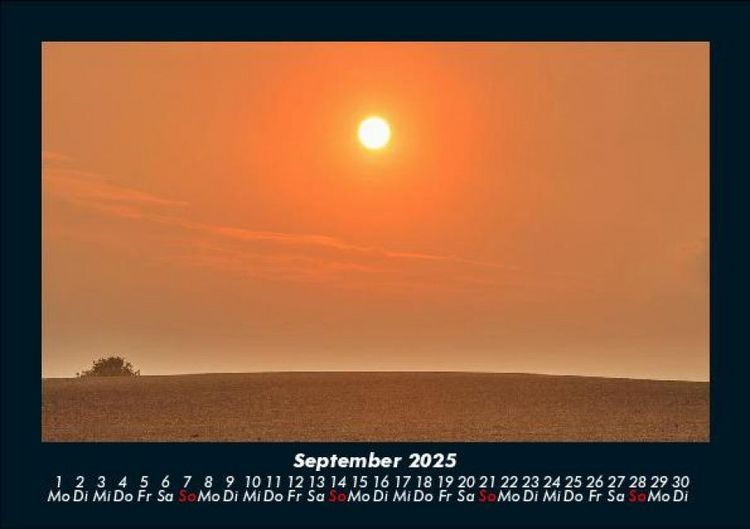 Produktbild: Sonnenuntergang 2025 Fotokalender DIN A5