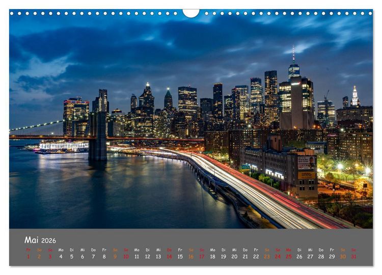 Produktbild: Faszination New York (Wandkalender 2026 DIN A3 quer), CALVENDO Monatskalender