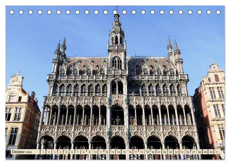 Produktbild: Sch&ouml;nste St&auml;dte in Belgien (Tischkalender 2026 DIN A5 quer), CALVENDO Monatskalender