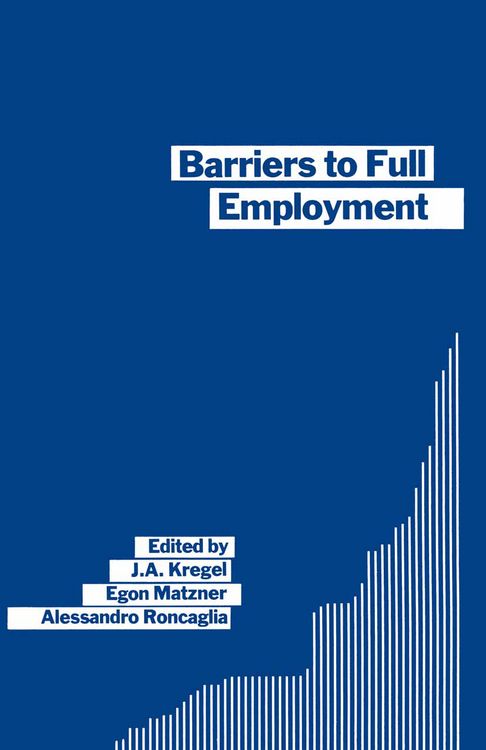 Produktbild: Barriers to Full Employment