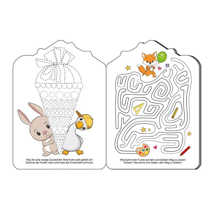 Produktbild: TR&Ouml;TSCH - &Uuml;bungsbuch Zum Schulstart Tierfreunde