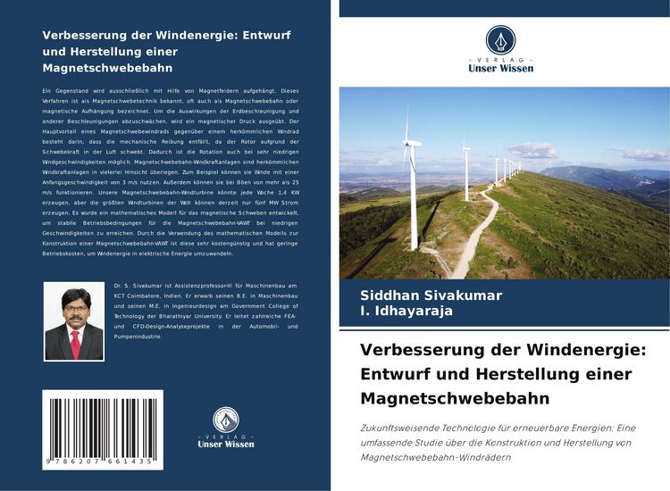 Produktbild: Verbesserung der Windenergie: Entwurf und Herstellung einer Magnetschwebebahn