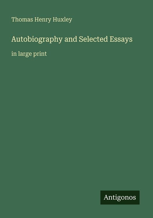 Produktbild: Autobiography and Selected Essays