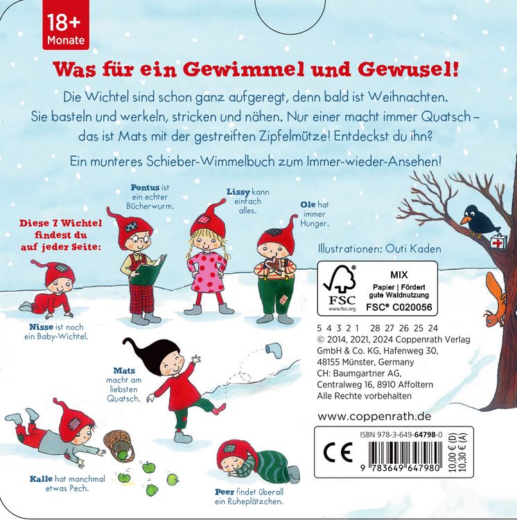 Produktbild: Mein Winterwichtel-Schieberbuch